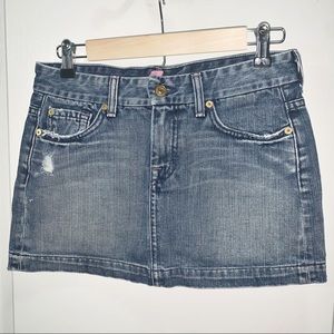 7 For All Mankind Denim Skirt Sz 27